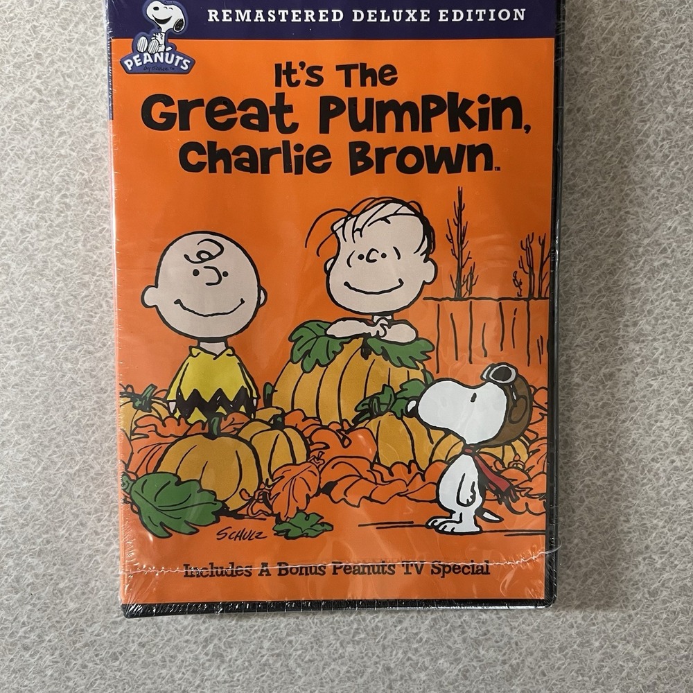 Peanuts Snoopy It's The Great Pumpkin Charlie Brown DVD Deluxe Remastered Sealed